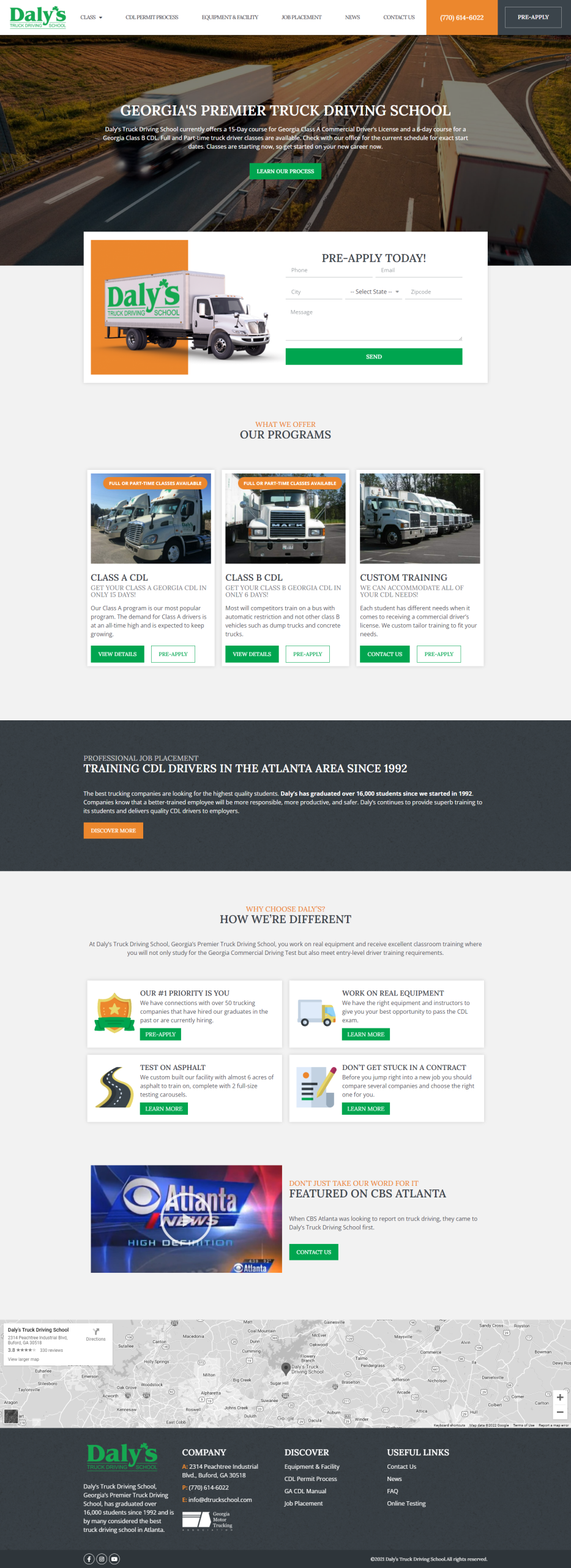 Daly's Truck Driving School